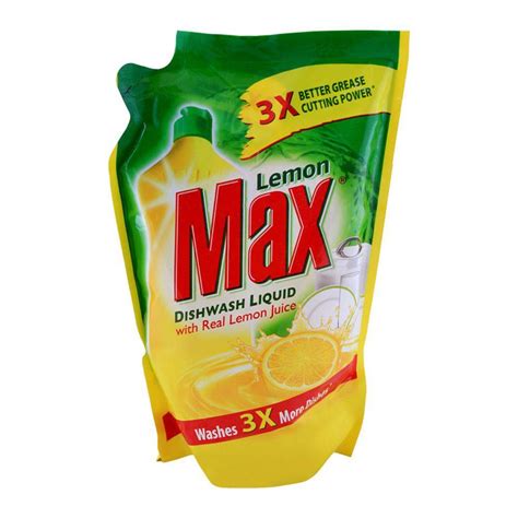 buy lemon max dishwash liquid pouch ml   special price  pakistan naheedpk