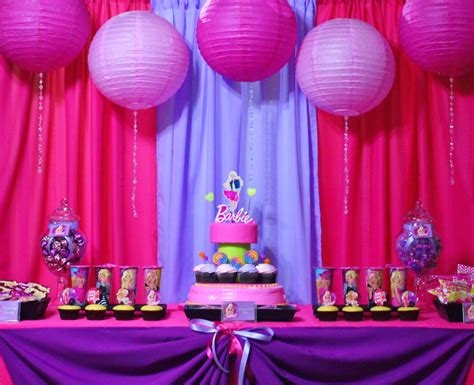 kids party hub barbie fashion themed birthday party celines