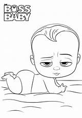 Boss Baby Coloring Pages Printable Movie Book Colouring Drawing Print Color Sheets Pdf Kids Cute Dreamworks Books Logo sketch template