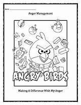 Anger Coloring Management Angry Birds Strategies Activity Down Cool Packet Ratings sketch template