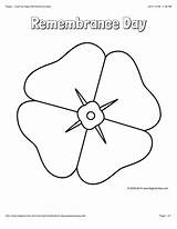 Remembrance Anzac Bigactivities Poppies sketch template
