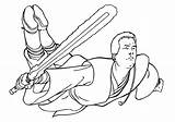 Jedi Coloring Pages sketch template