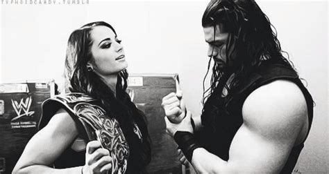 Roman Reigns And Paige Together Pinned By Joanna Saldivar Roman