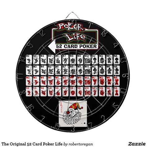 original  card poker life dart board  perfect dartboard  fans  poker card games