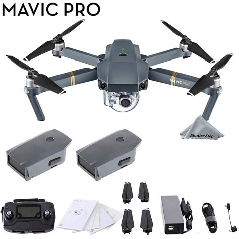 dji mavic pro  quadcopter drone  battery bundle walmartcom