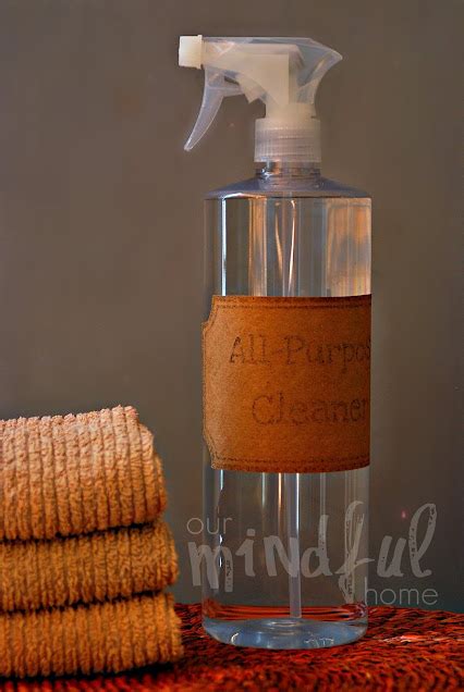 diy  purpose cleaner  mindful home