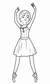 Leap Movie Coloring Pages Ballerina Trailers Coloring2print sketch template