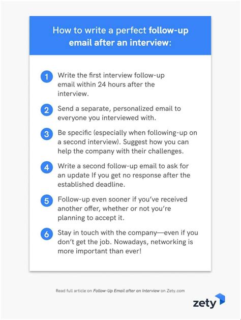 follow  email   interview  examples tips