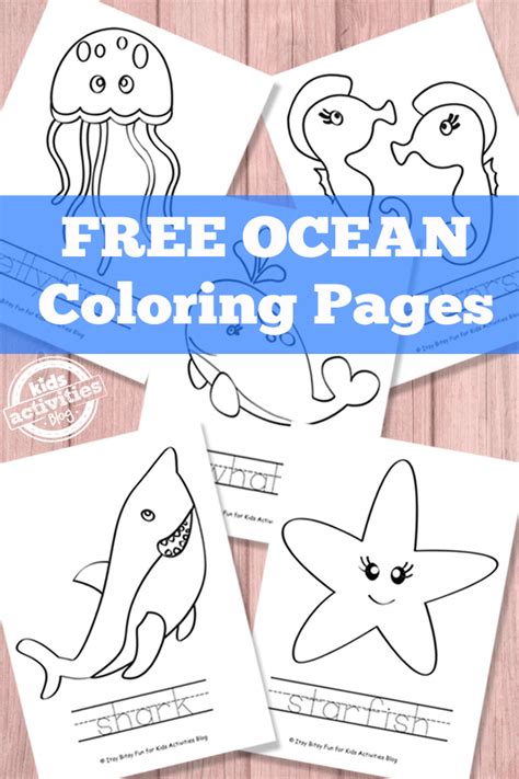 preschool ocean printables