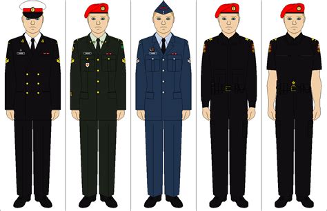 canadian forces military police uniforms  tenue de canada  deviantart