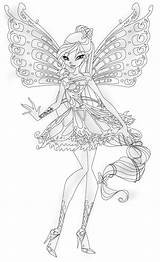Winx Butterflix Musa Tynix Ausmalbilder Colorare Wings винкс Himomangaartist Roxy sketch template