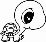 Pages Turtle Coloring Cute Cartoon Template sketch template