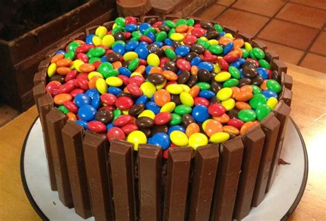 Candy Cake Redditor Creates Kit Kat And Mandm Chocolate