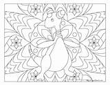 Coloring Pages Ampharos Pokemon Getdrawings sketch template