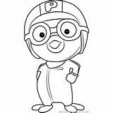 Pororo Coloring Pages Penguin Little Loopy Coloringpages101 Cartoon sketch template
