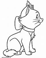 Coloring Marie Aristocats Side Pages Clip Disney Disneyclips Funstuff sketch template