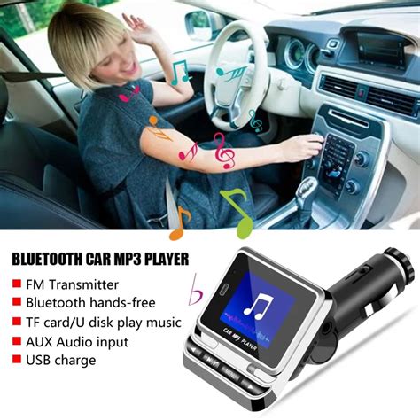 car mp player handsfree wireless lcd bluetooth car kit mp player fm transmitter  remote
