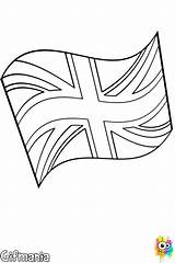 Para Bandera Colorear Inglaterra Unido Dibujos Reino La Con Banderas Flag sketch template