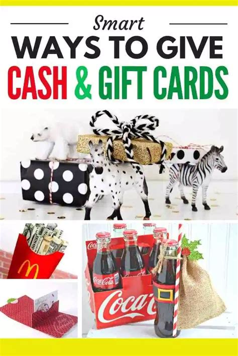 creative ways  give gift cards  money gifts   give money