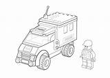 Lego Coloring Police Pages Car City Kids Drawing Printable Coloriage Colouring Cars Colorier Omalovánky Truck Station Airplane Airport Color Print sketch template