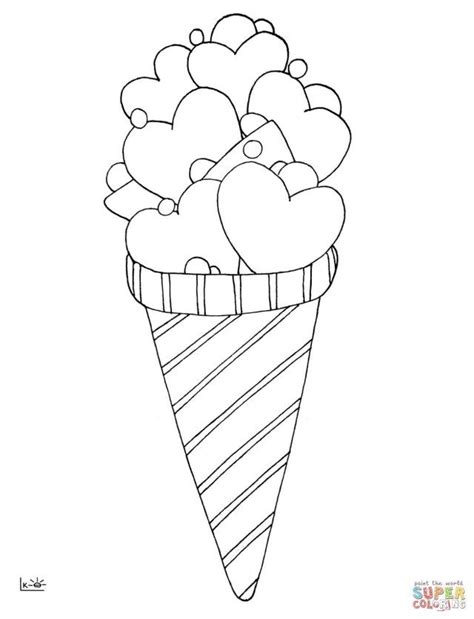 creative photo  ice cream coloring pages birijuscom ice