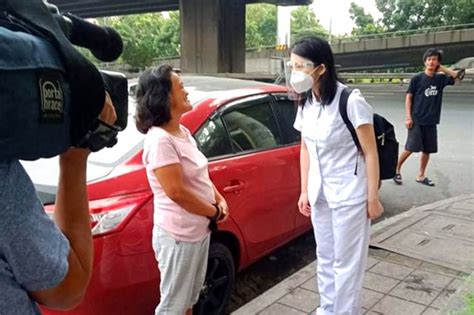 it was fate late for work company nurse helps homeless woman give