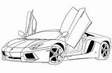 Coloring Pages Lamborghini Car Boys Sports Cars Colouring Draw Sport Printable Print Kids Come Colors Easy Super Outlined Normally Manufactured sketch template