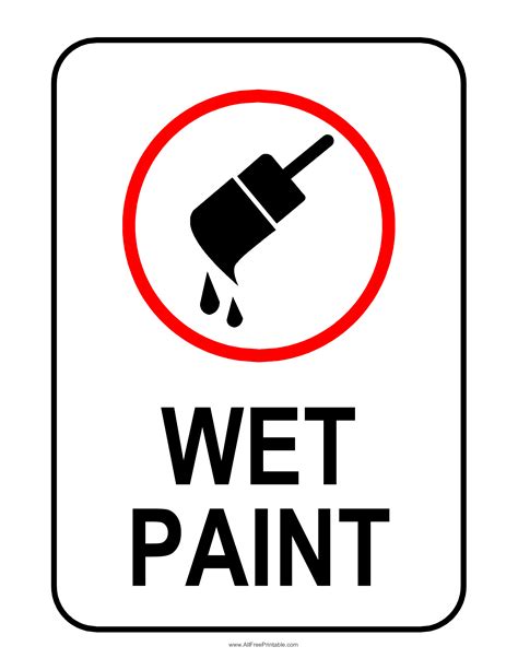 wet paint sign    wet paint sign
