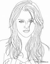 Coloring Pages Twilight Realistic Color Kristen Print Stewart Adults Printable Celebrity Celebrities Victorious Justice Colouring Taylor Famous Getcolorings American Kids sketch template