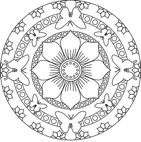 mandala coloring pages  kids    print