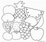 Fruit Obst Colorir Ausmalbilder Coloriage Cool2bkids Fruta Canasta Pears sketch template