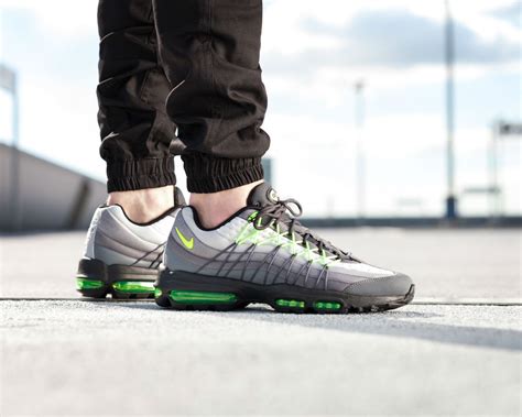 Nike Air Max 95 Ultra Se Neon On Foot 845033 007 Sole Collector