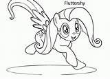 Coloring Fluttershy Pages Printable Pony Little Filly Fun Comments Library Clipart Popular Coloringhome sketch template