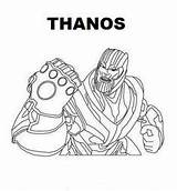 Fortnite Thanos Farvelæg Malebøger Ak sketch template