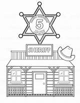 Coloring Pages Birthday Party Sheriff Cowgirl Kids Cowboy Sold Etsy Childrens Favor Personalized Activity Printable Pdf sketch template