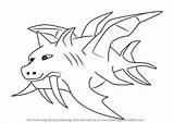 Terraria Duke Fishron Draw Coloring Pages Drawing Bosses Step Drawings Paintingvalley Learn sketch template