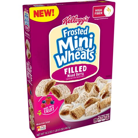 kelloggs mini wheats breakfast cereal mixed berry oz walmart