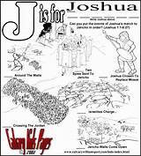 Jericho Joshua Jerico Caleb sketch template