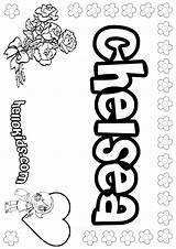 Chelsea Coloring Anthea Pages Name Fc Color Girls Hellokids Names Template Print sketch template
