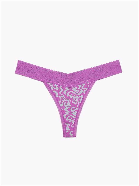 Cotton Essentials Thong Panty In Multi Savage X Fenty France