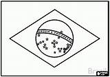 Flaggen Ausmalen Brazil sketch template