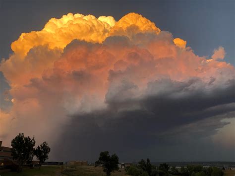 storm clouds  denver  sunset rdenver