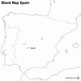 Map Spain Blank Stepmap Landkarte sketch template
