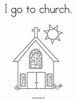 Churches sketch template