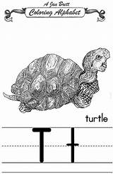 Turtle Coloring Alphabet Traditional Janbrett Pages Printable Click Subscription Downloads sketch template