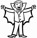 Dracula Coloring Pages Kids sketch template