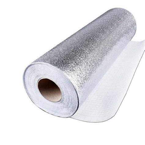 1 Roll Self Adhesive Premium Aluminum Foil Wall Paper Backsplash Heat