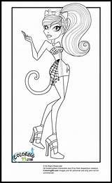 Monster High Coloring Pages Scaris Colouring Travel Demew Catrine Printables Sheets Ministerofbeans Värityskuvia Coloringpages Printable Dolls sketch template