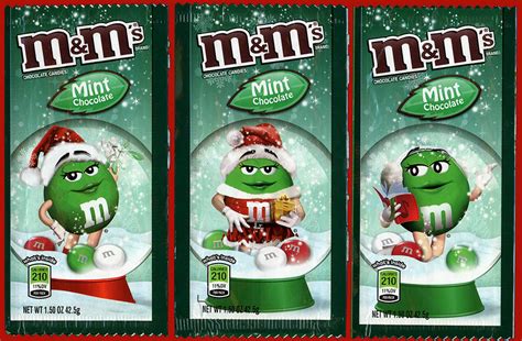 mandm s mint chocolate collect all six packs new for 2012