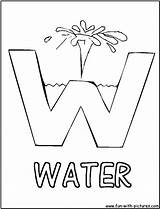 Water Coloring Pages Letter Drinking Drop Colouring Preschool Pencil Drawing Color Pollution Activities Getcolorings Printable Print Paintingvalley Preschoolers Kindergarten Conservation sketch template